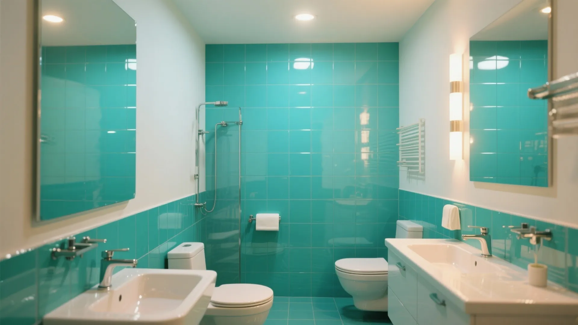 Glossy Colored Tiles