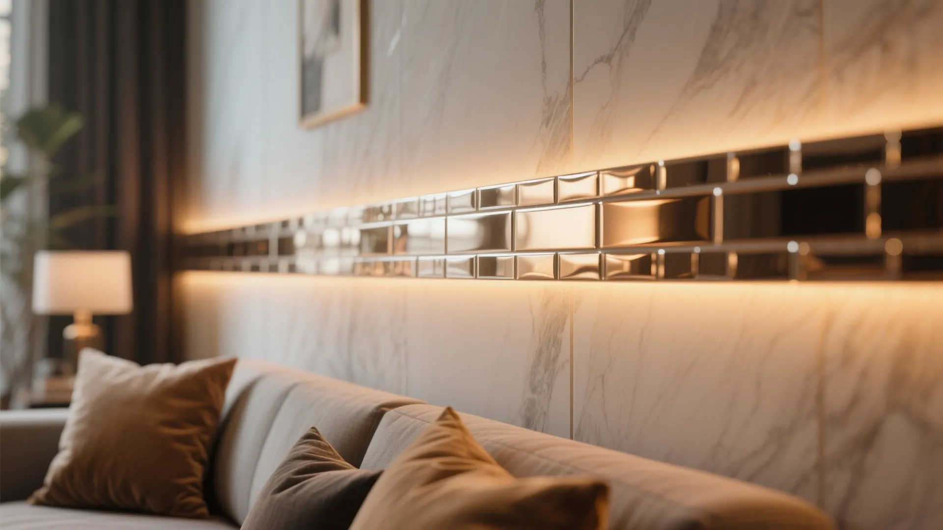 Glossy Ceramic Accent Strip