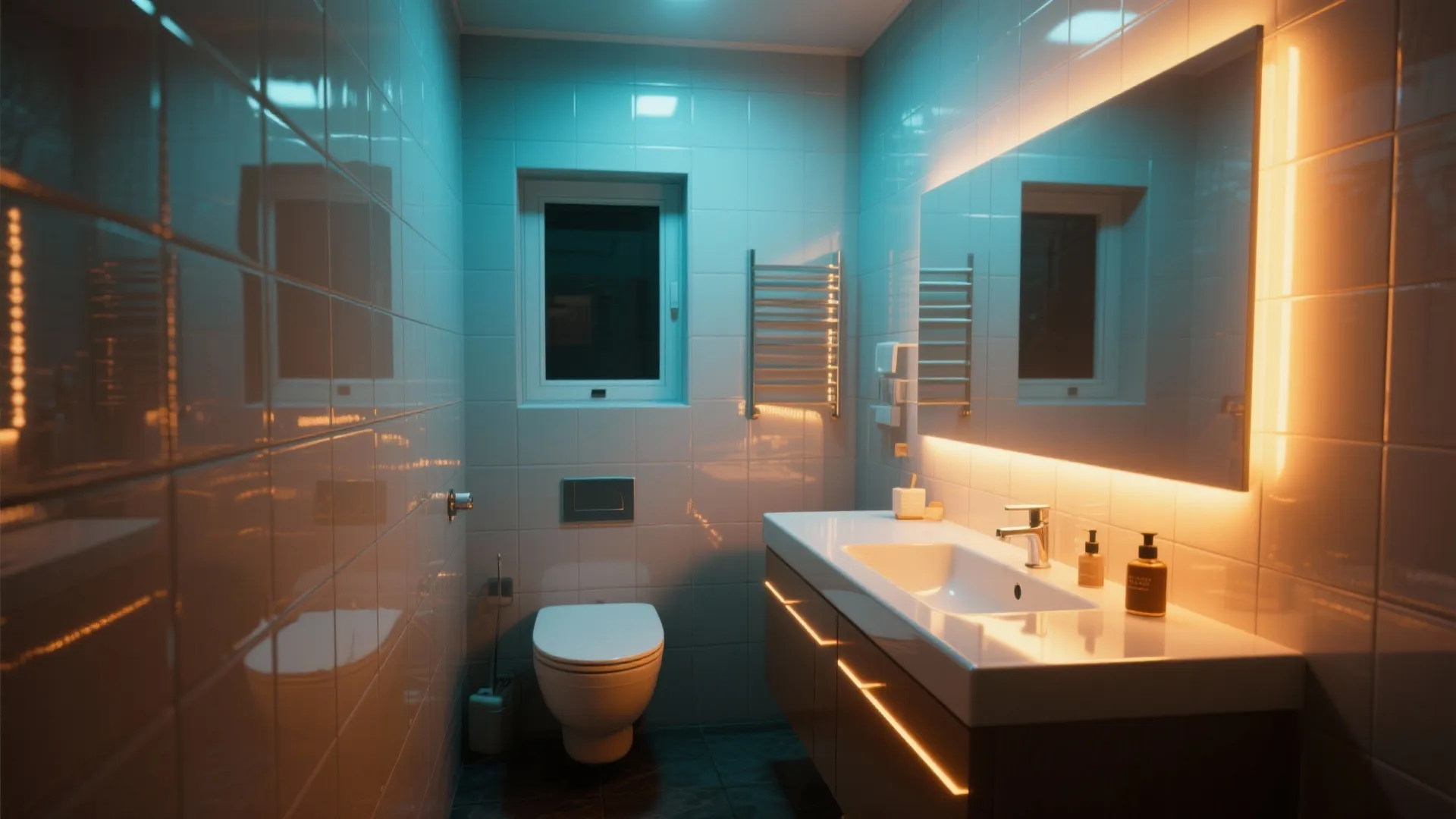 5. Glossy Tiles for Light Bounce