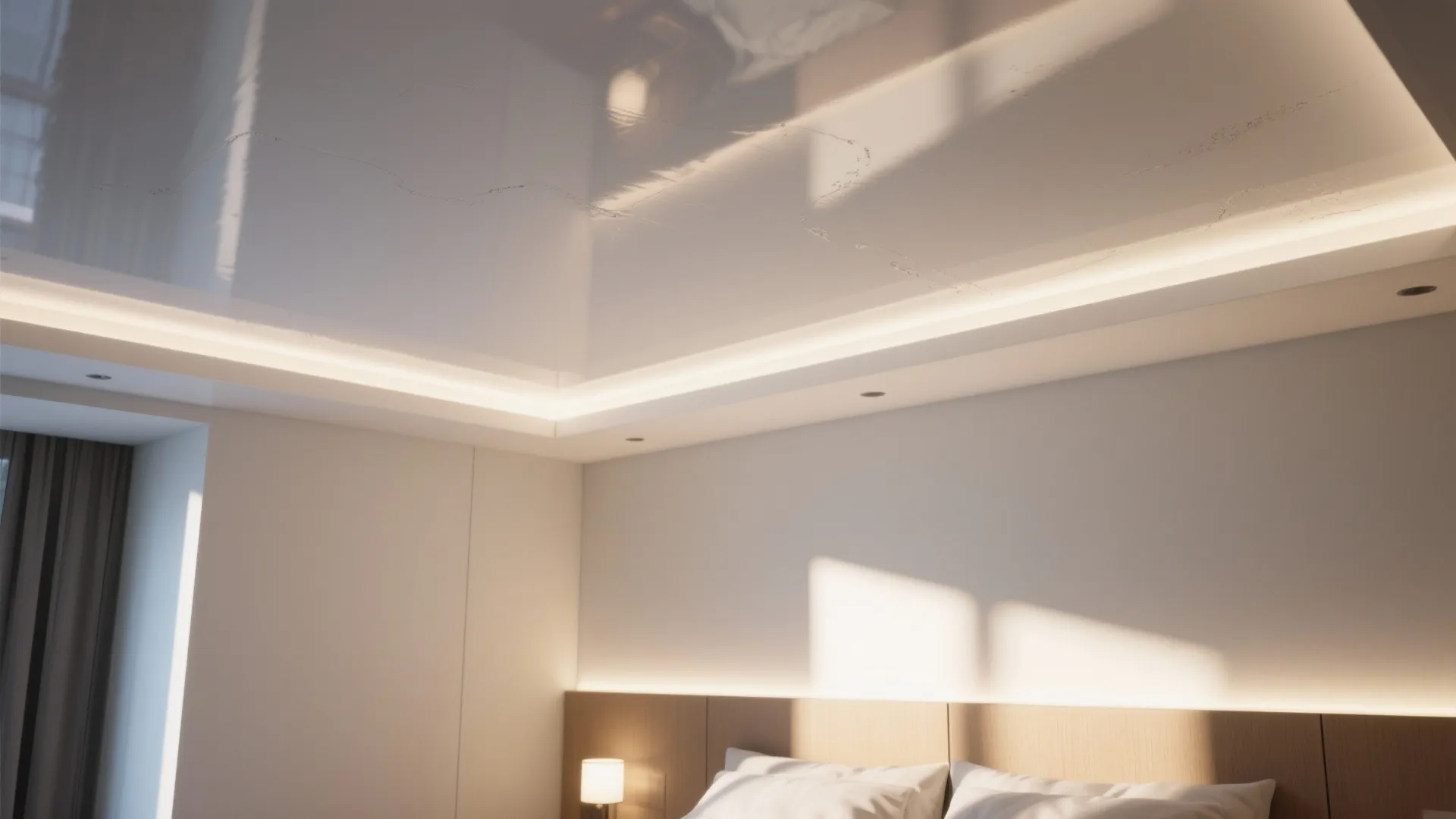 2. High-Gloss White for Reflection and Drama