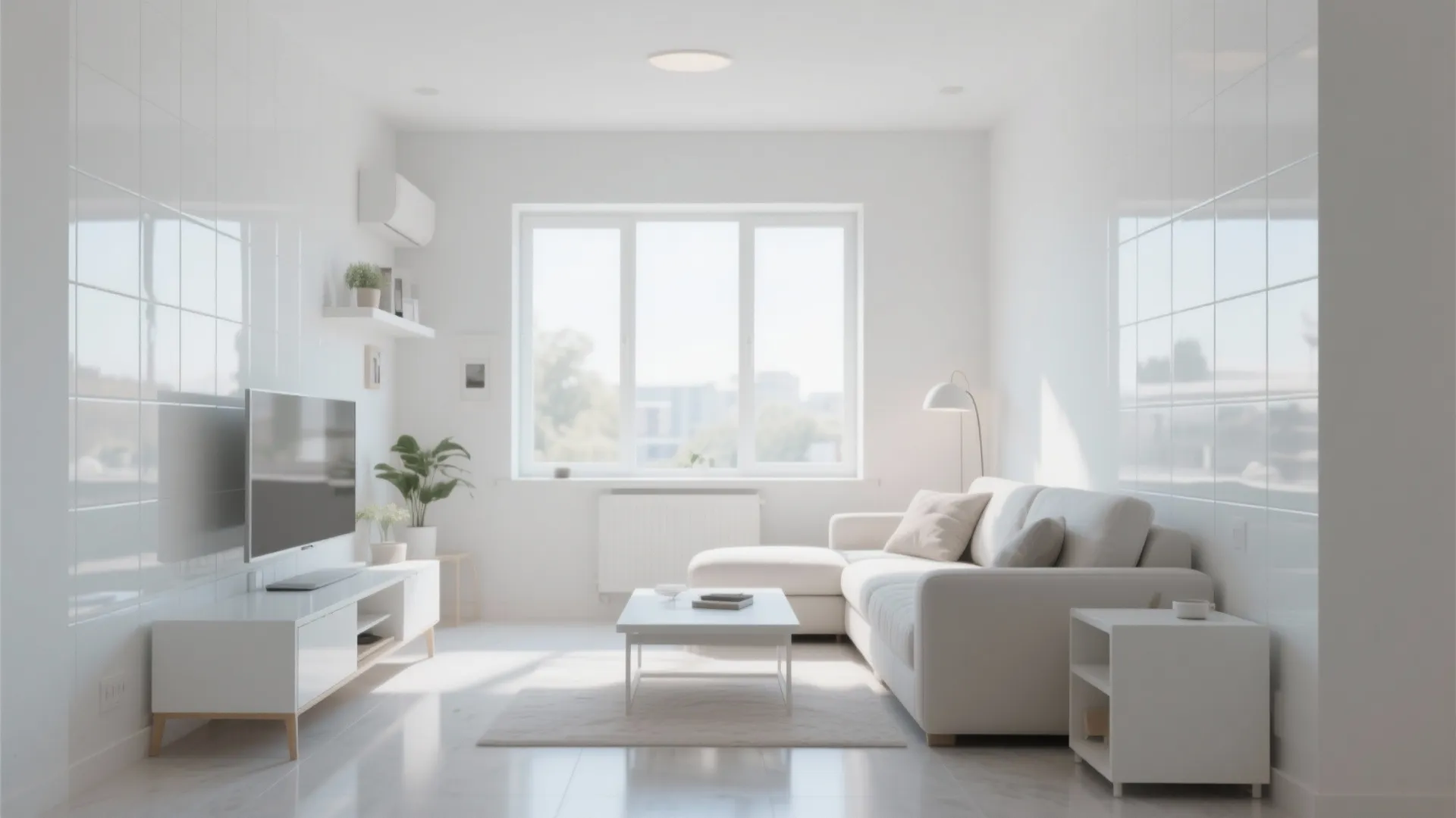 Glossy White Ceramic Brightness