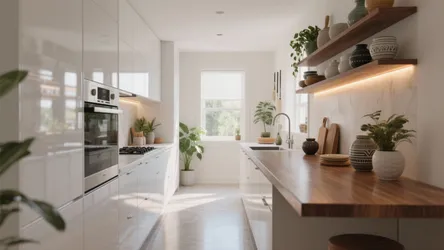 Shiny White Kitchen Cupboards — 5 Bright Ideas