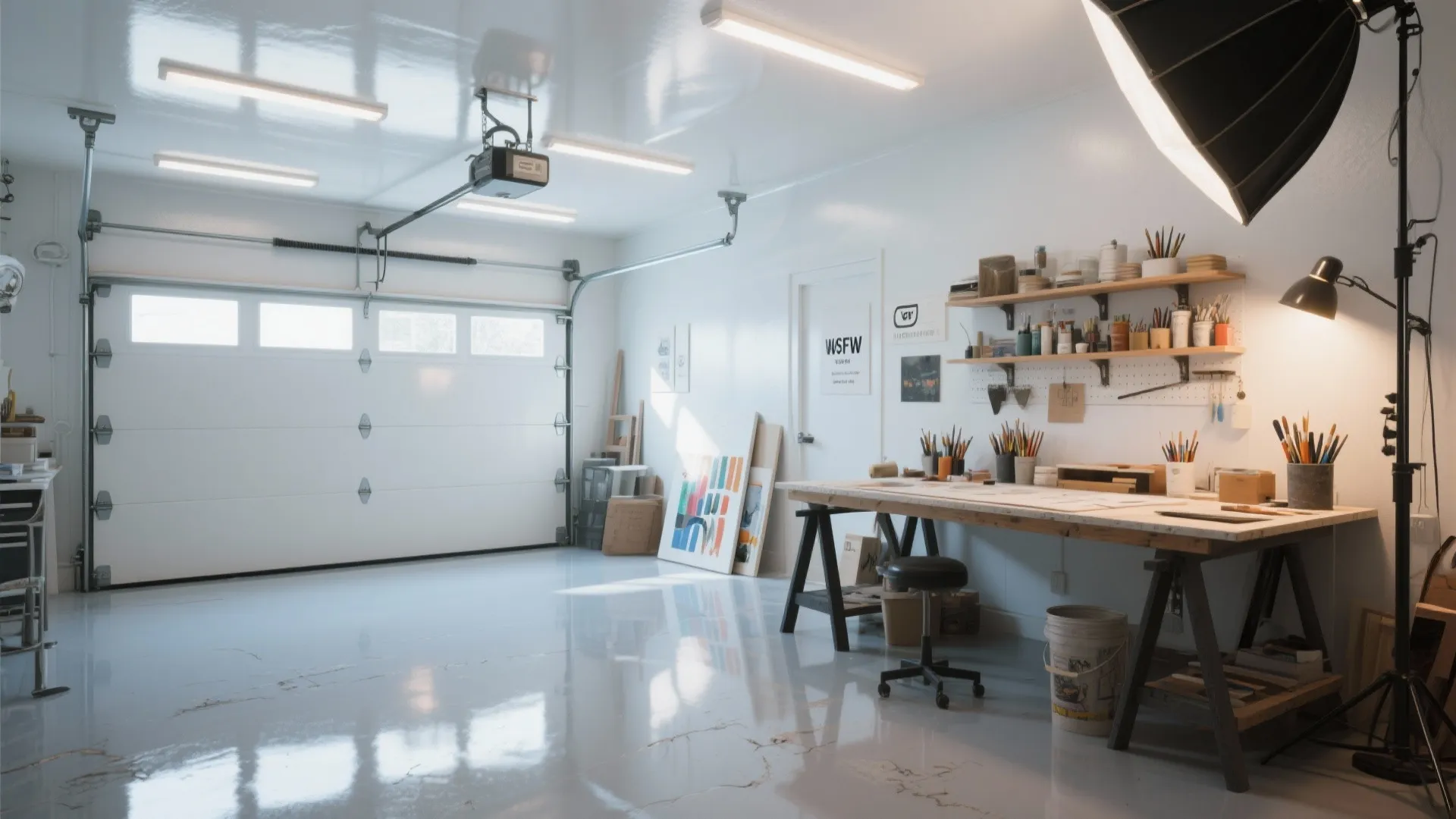 3. High-Gloss Reflective White for Light