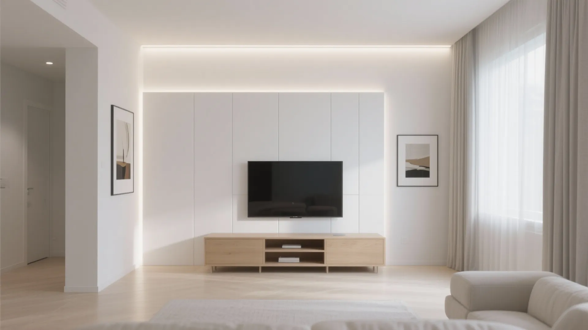 Glossy White PVC for Light-Bounce and a Gallery Feel