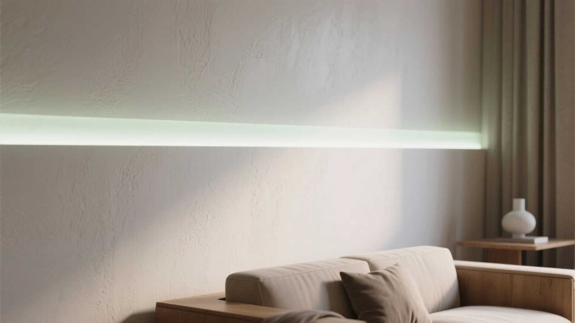 Subtle Glow Accent Wall