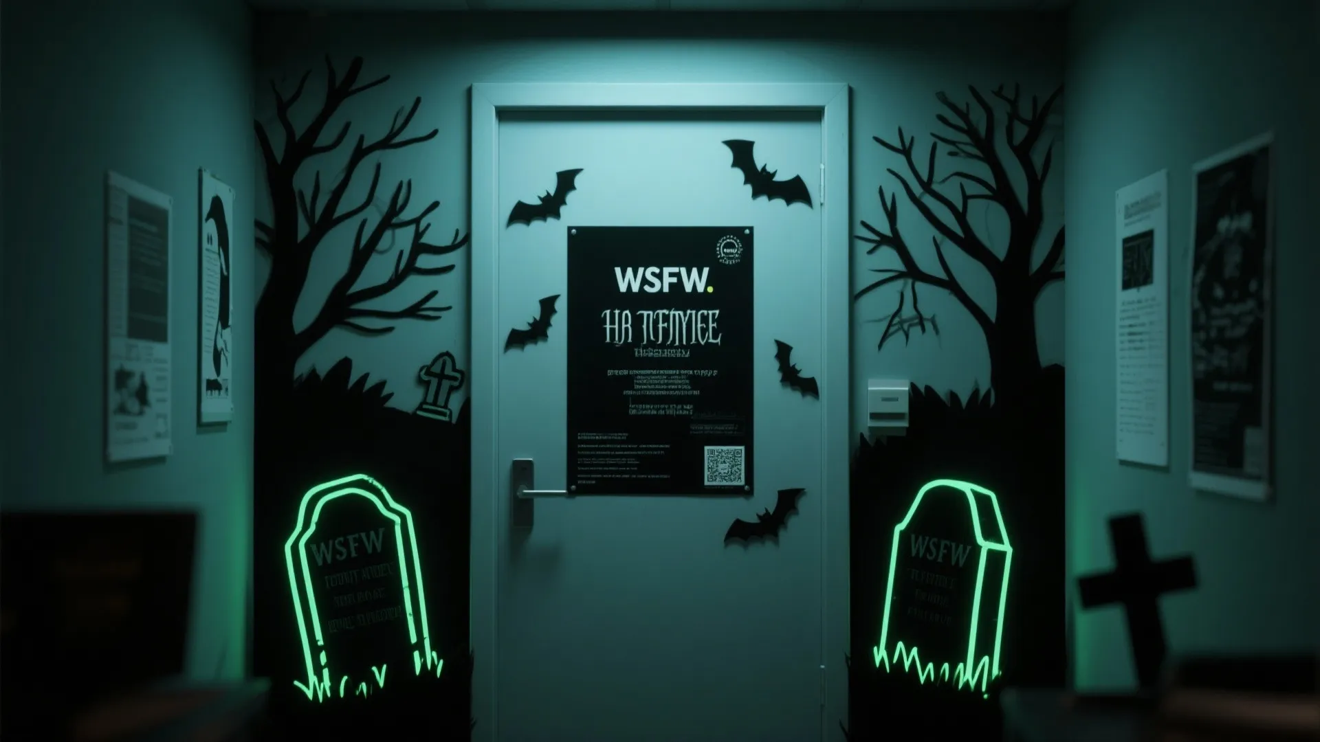 5. Glow-in-the-Dark Graveyard