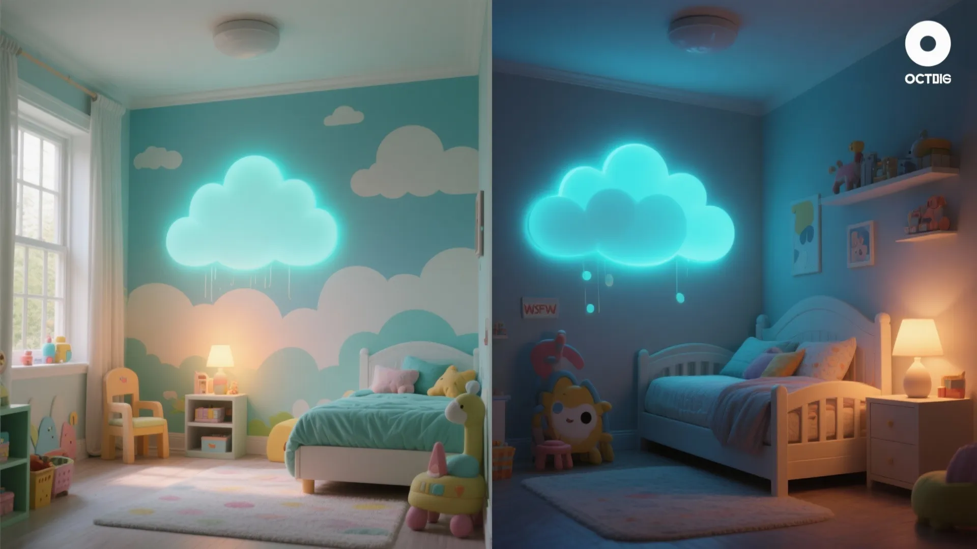 3. Glow-in-the-dark highlights