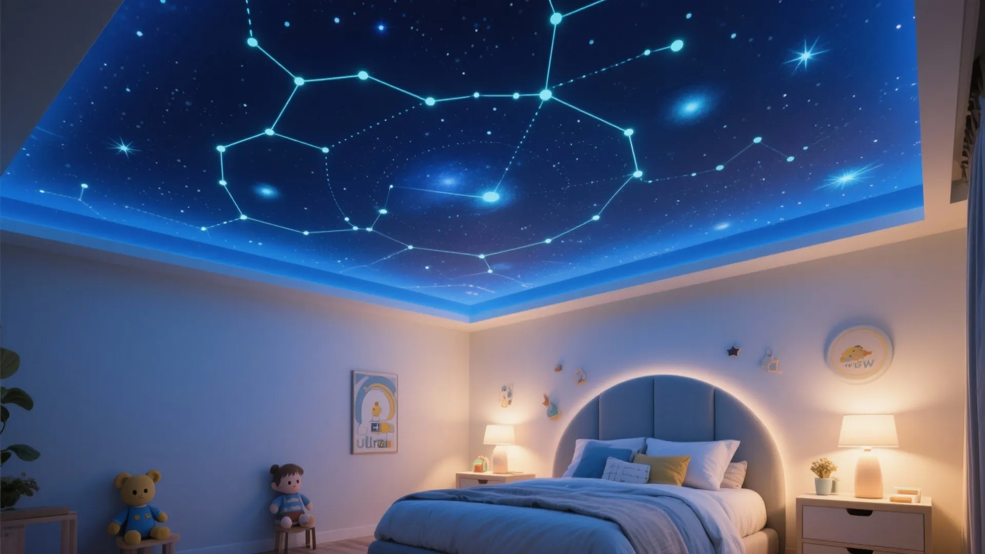 1. Glow-in-the-Dark Star Ceiling