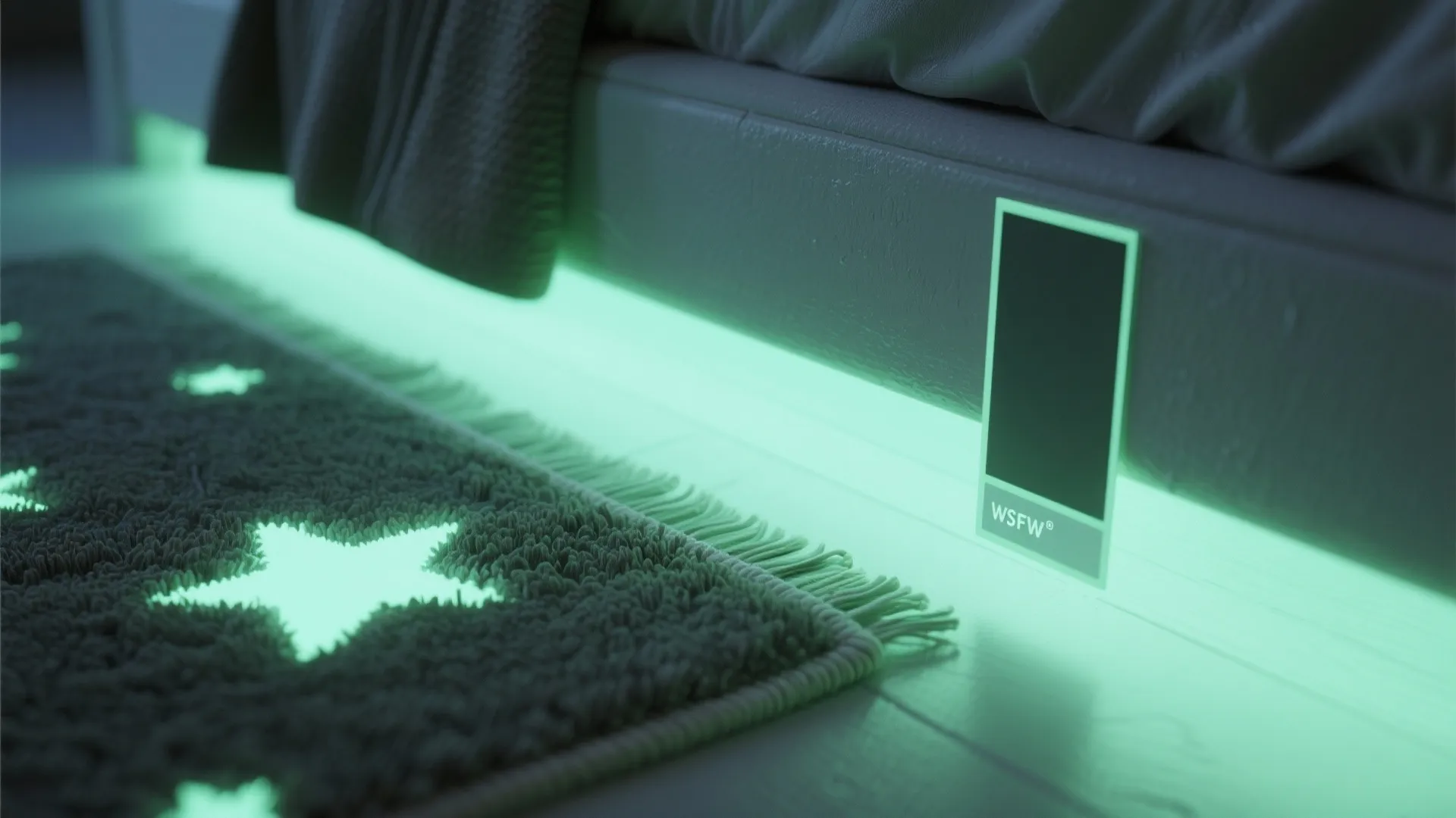Glow-in-the-Dark Accents and Textures