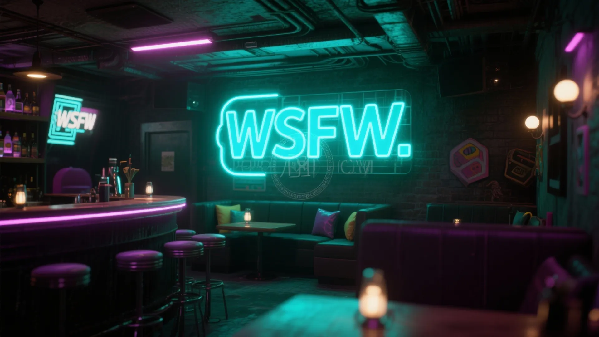 10. Glow-in-the-Dark Typography