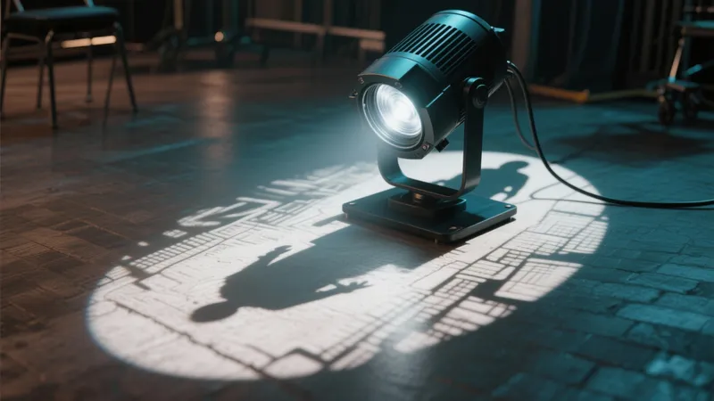Dramatic Spotlight Design for Stage or Studio Spaces