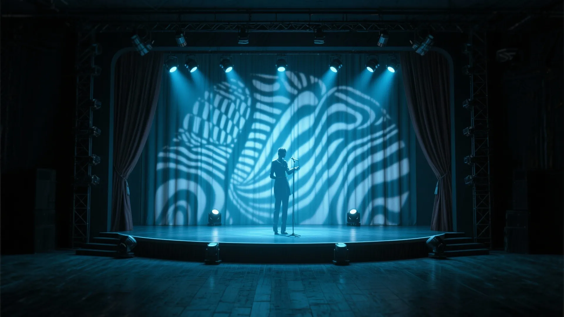 2. Use Gobos and Textures for Background Interest