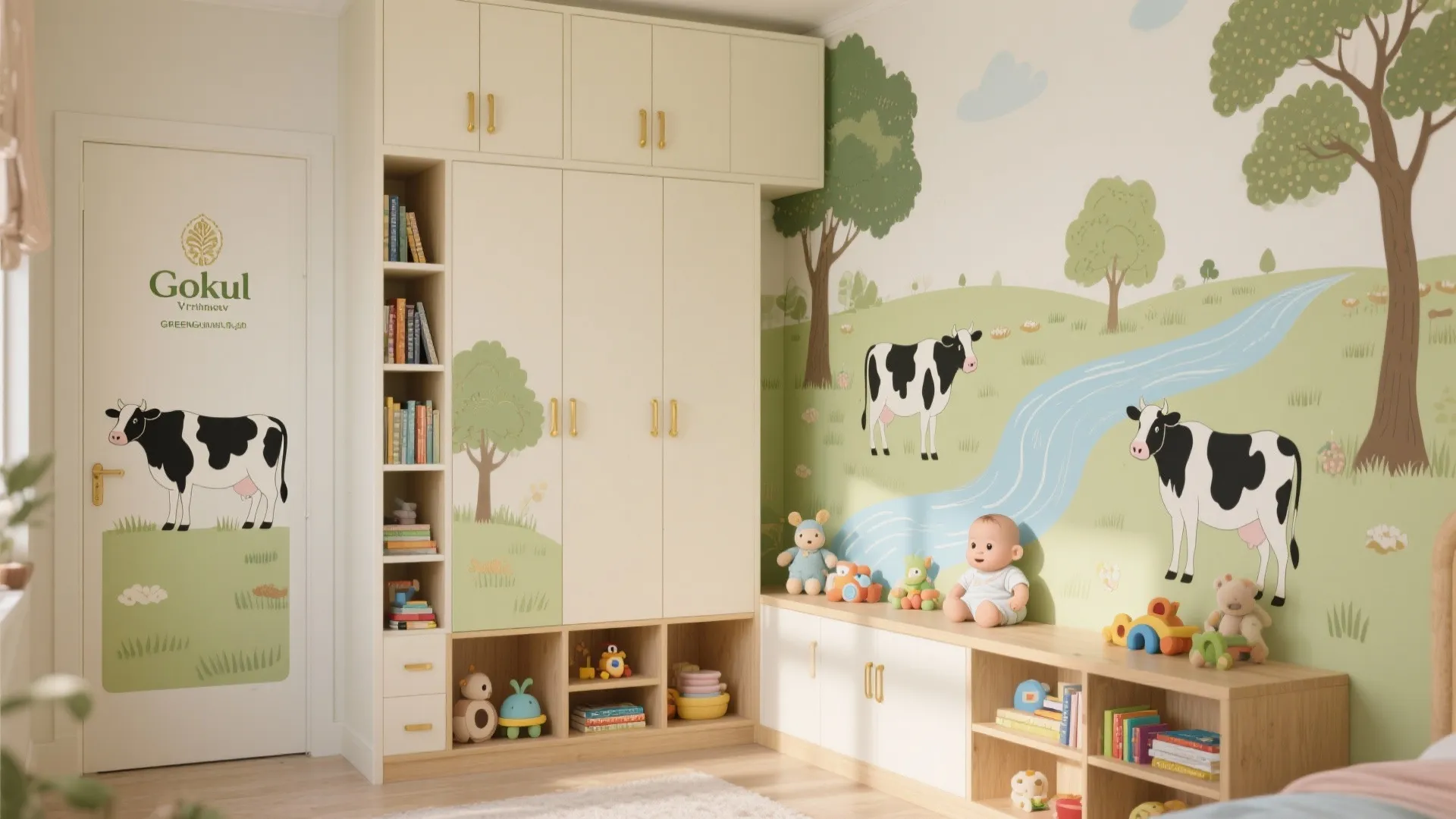 Gokul Pastoral Storage Wall