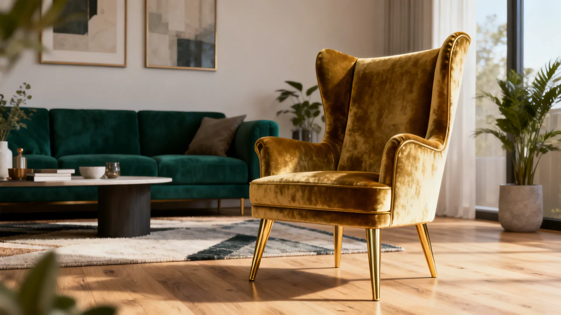 5 Gold Accent Chair Ideas for Living Rooms
