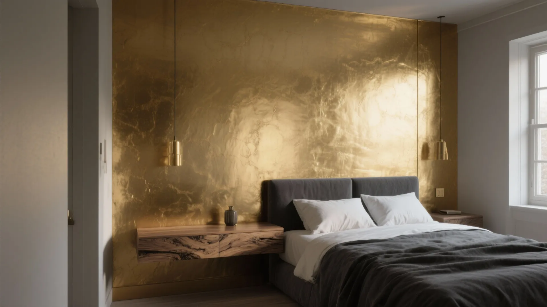 Gold Wall Paint: 5 Inspiring Ideas: Small-space gold wall paint ideas from a designer with real kitchen flips and tiny-flat rescues