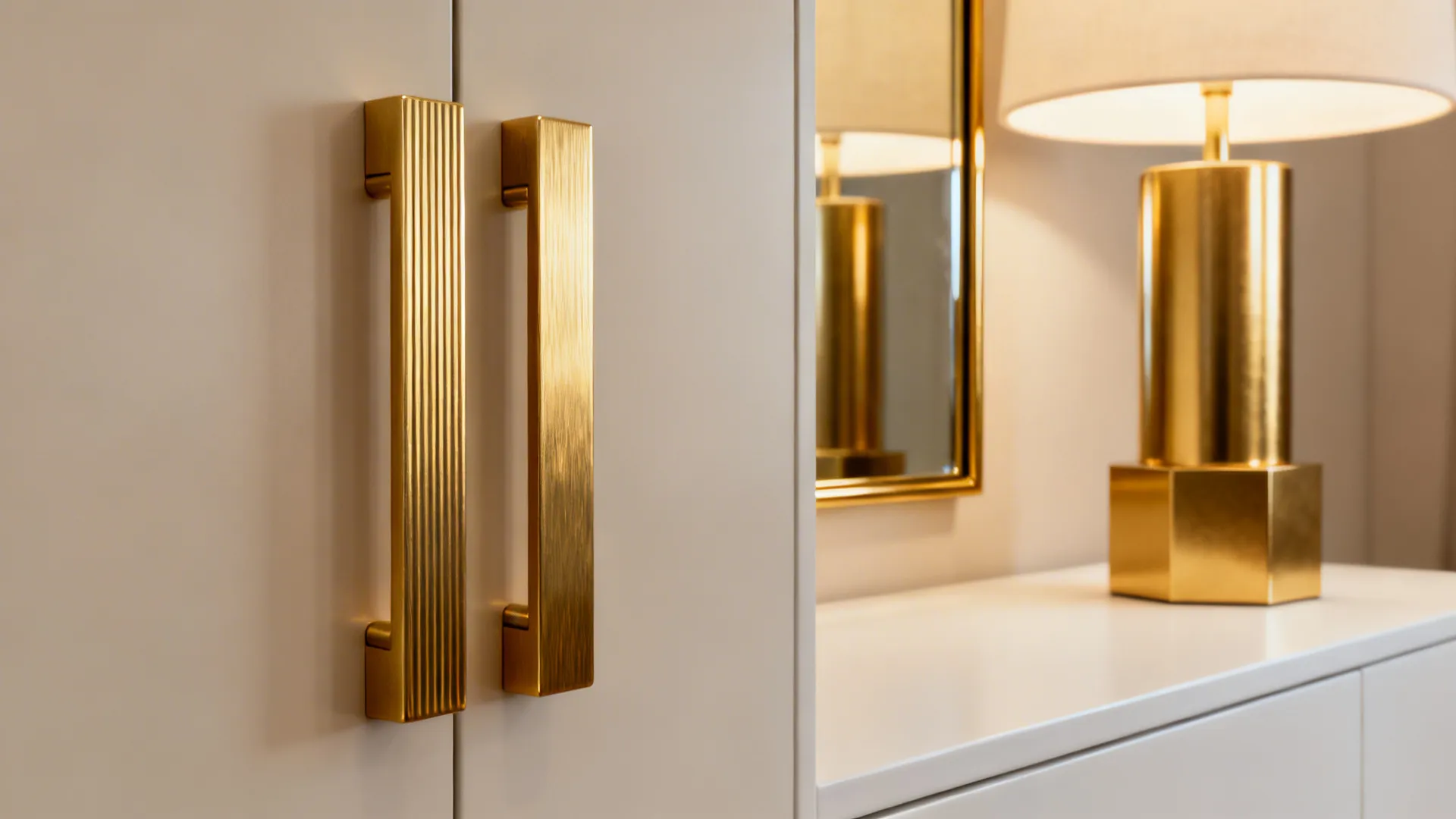 2. Gold as punctuation, not wallpaper