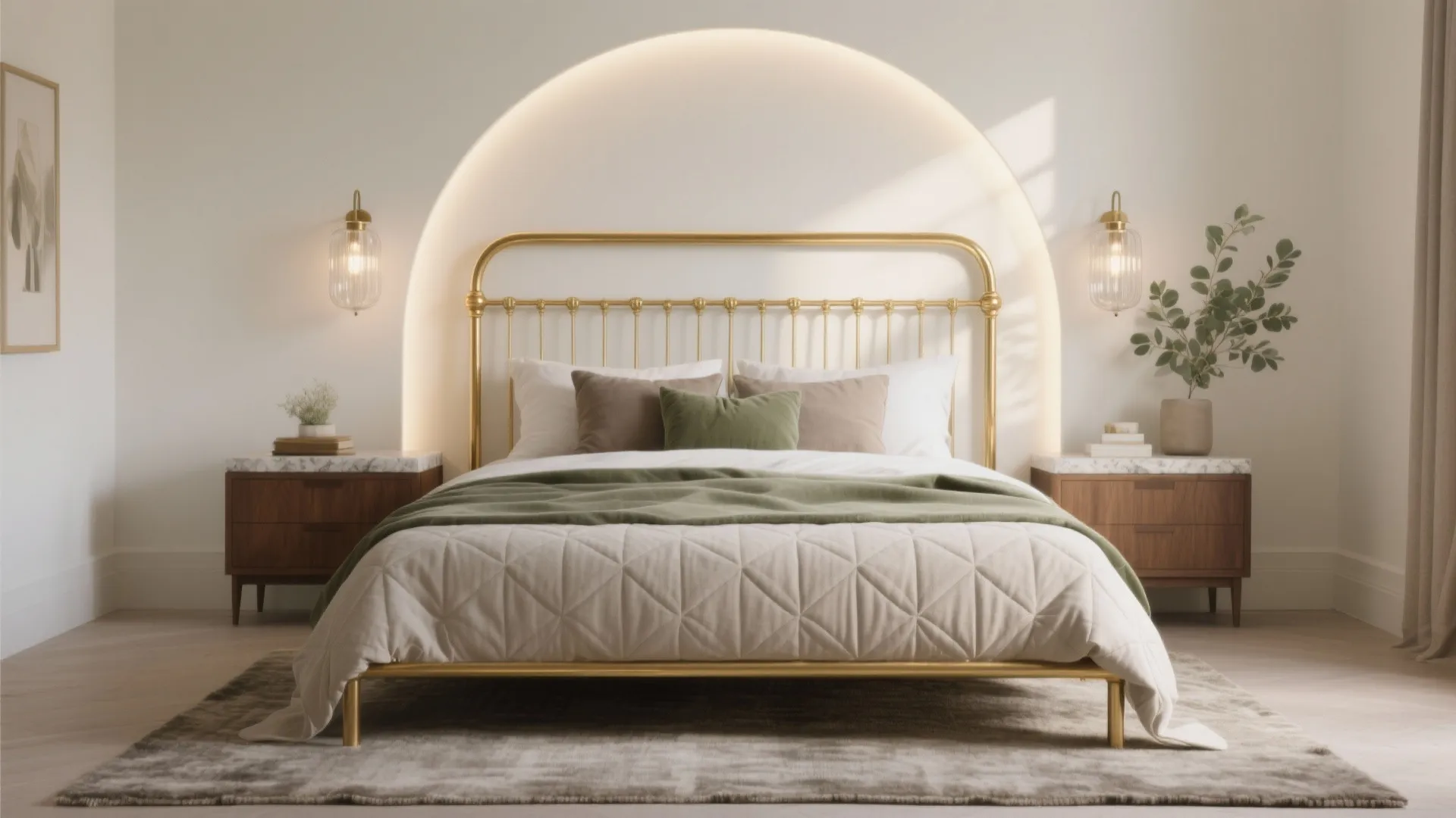 Gold Bed Frame Bedroom Ideas: Transform with Gold Elegance