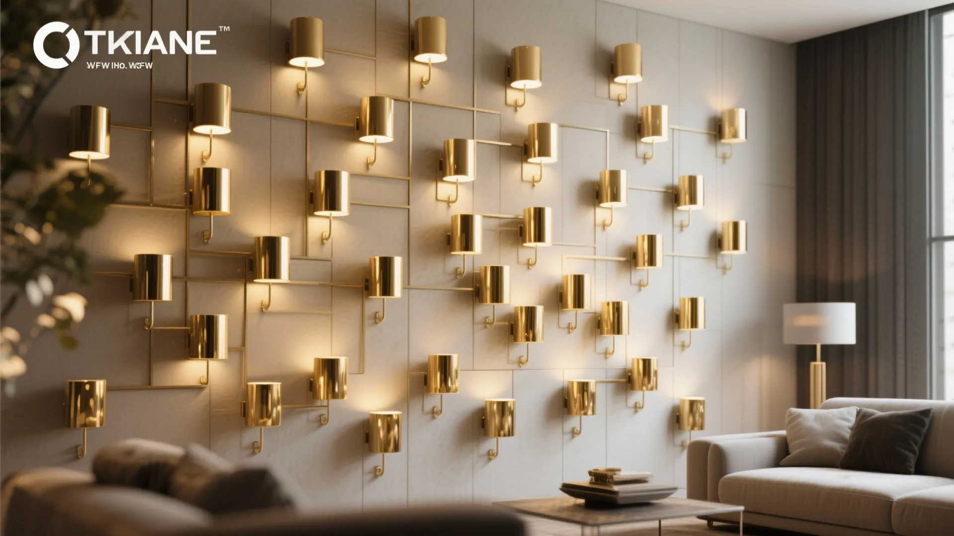 3. Clustered Mini Wall Lamps for Accent Walls