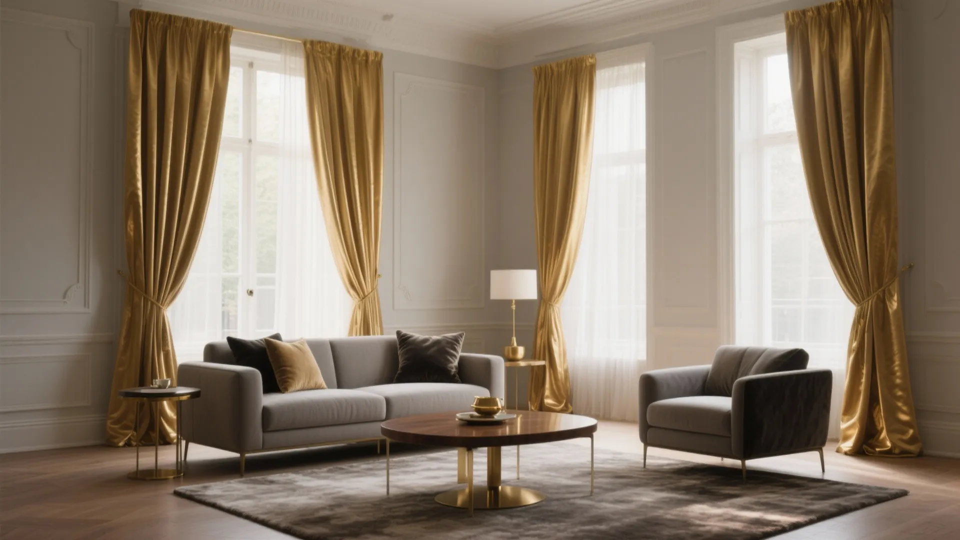 Gold Curtains Living Room: Stylish Ways to Transform Your Space: 1 Minute to Luxurious Gold Curtain Ideas for Any Living Room