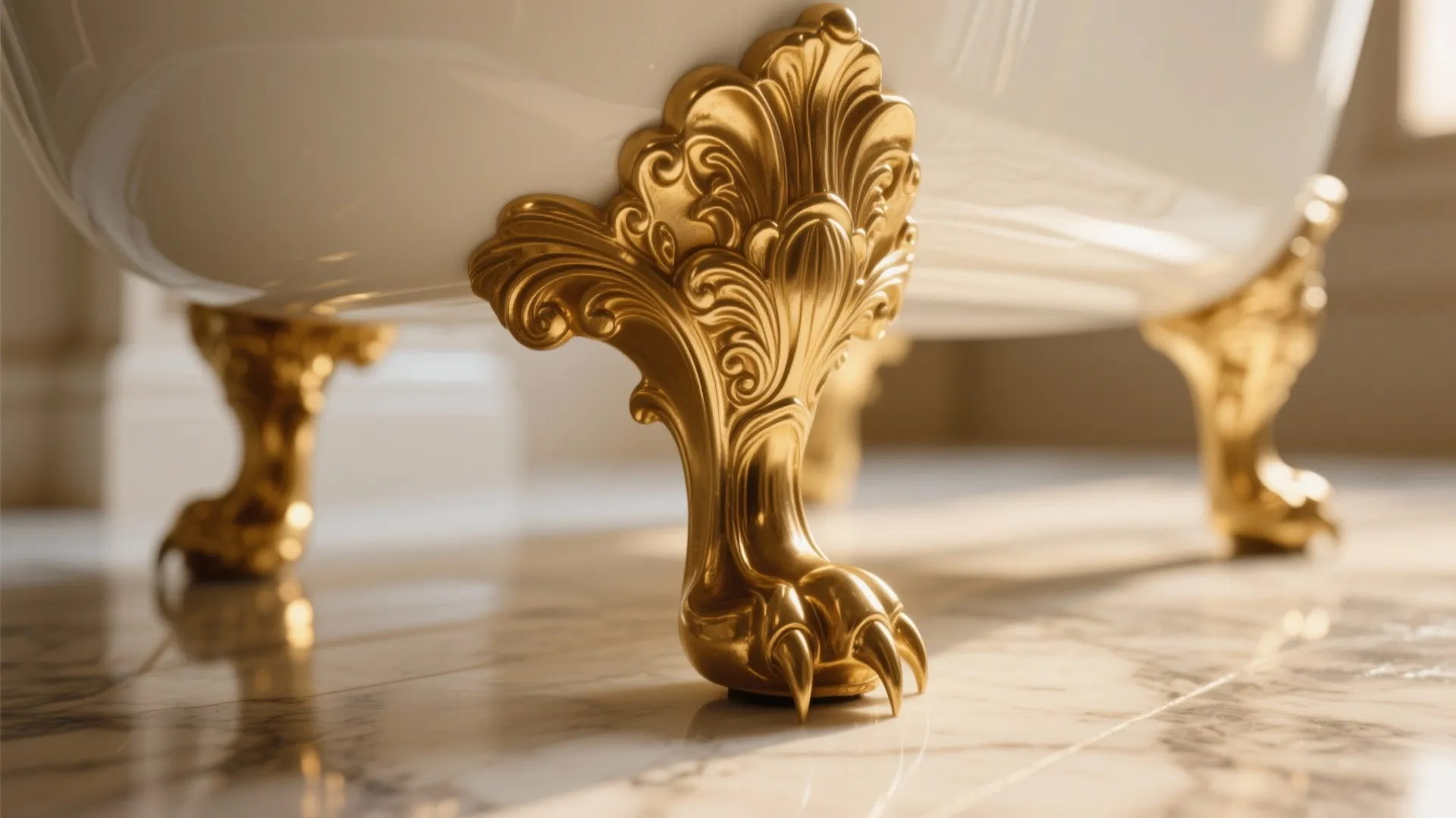 Idea 7: Luxe Metallic Feet