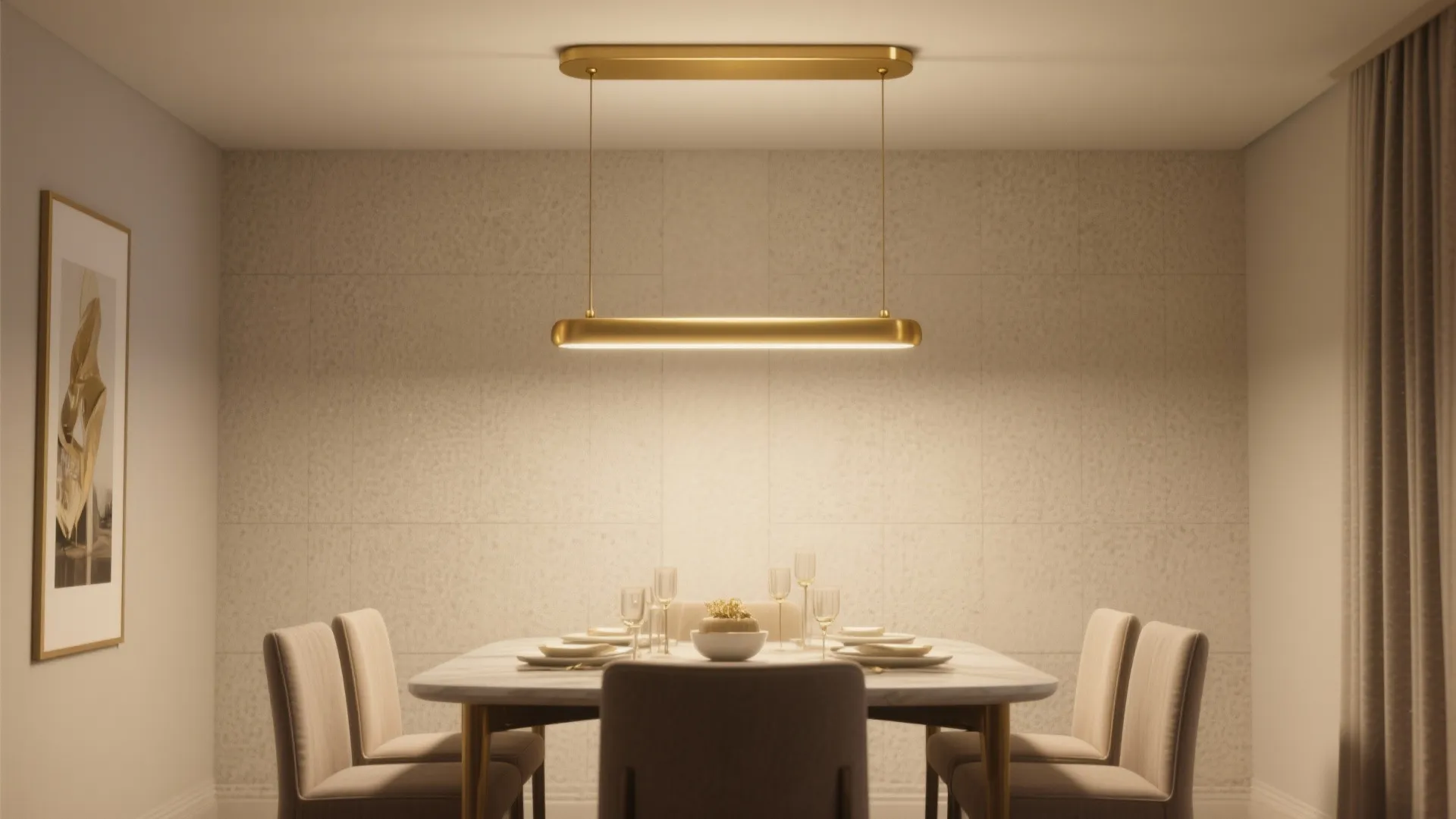 5. Gold Flush Mount for Low Ceilings