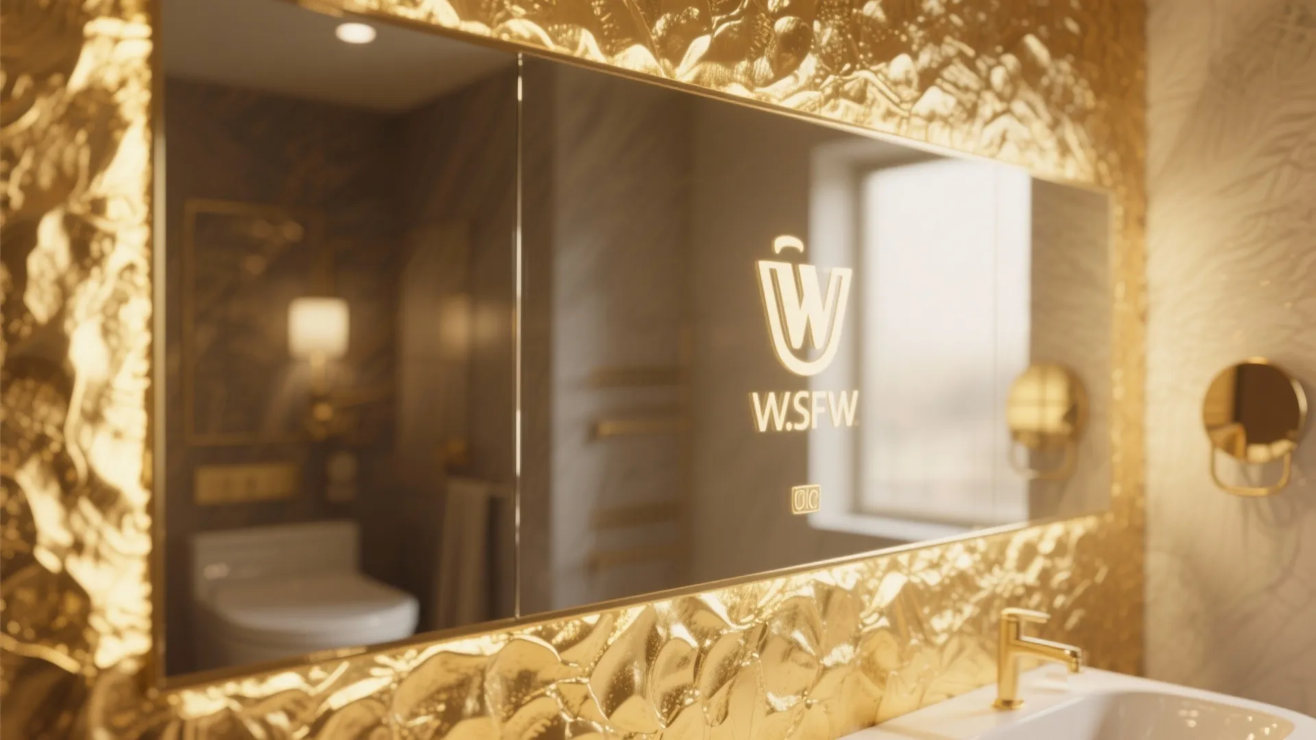 7. Gold Foil Accents