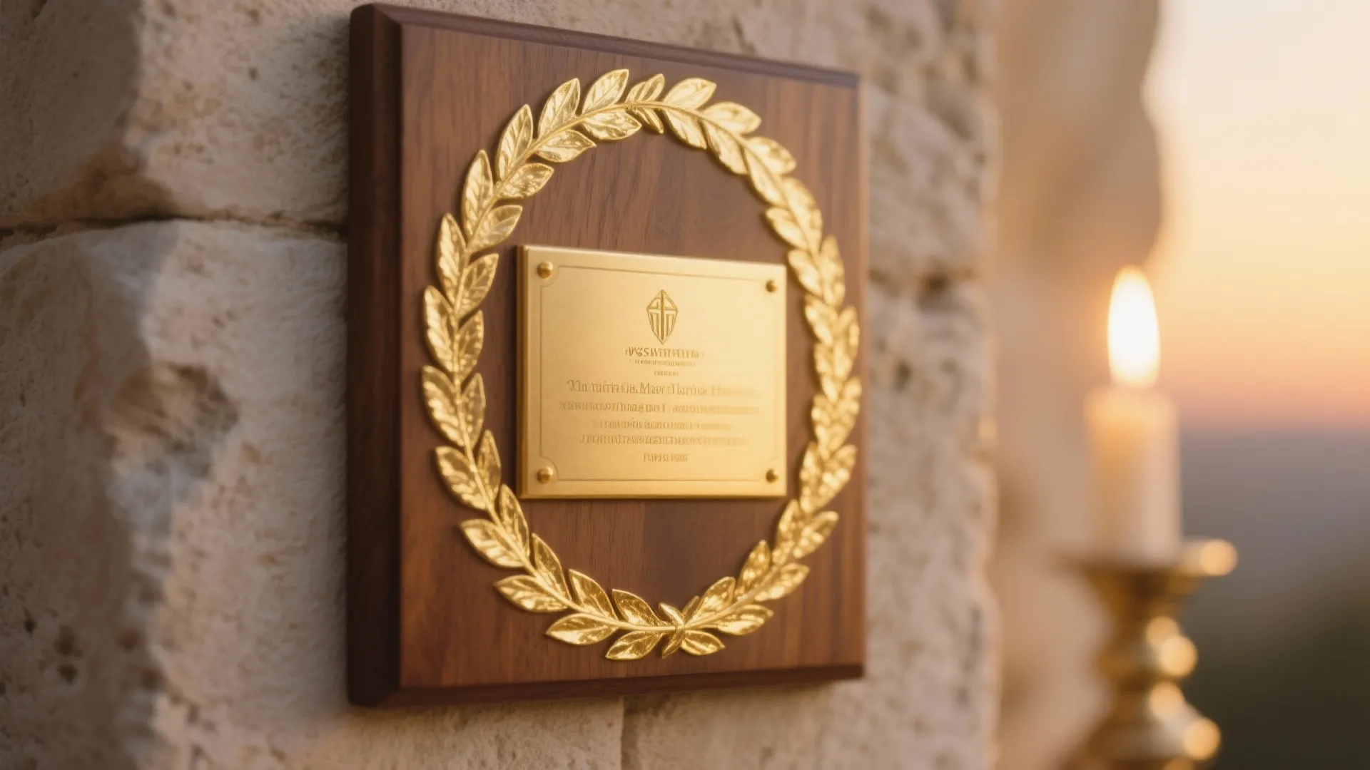 Gold Leaf Halos and Subtle Metallic Sheen