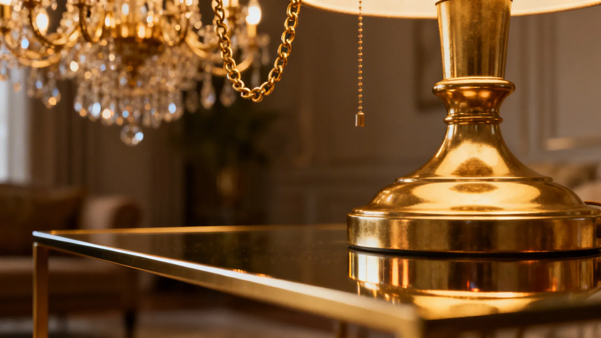 3. Layer gold in hardware and lighting