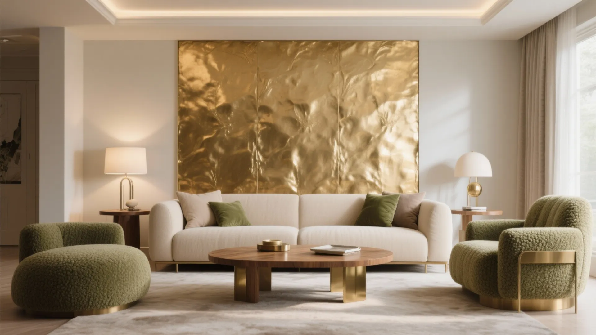 Gold Wallpaper Living Room Ideas for a Stunning Makeover: Fast-Track Guide to Transform Your Space with Gold Wallpaper in 1 Minute
