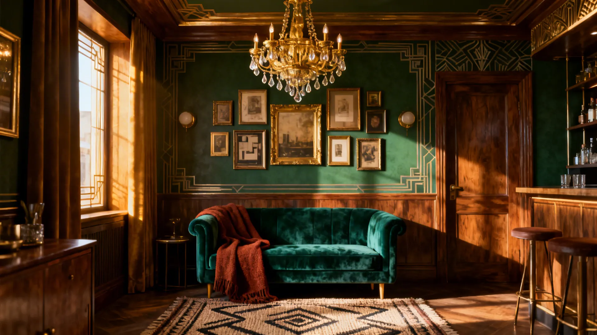 5 Gold Wall Decor Ideas for Living Rooms