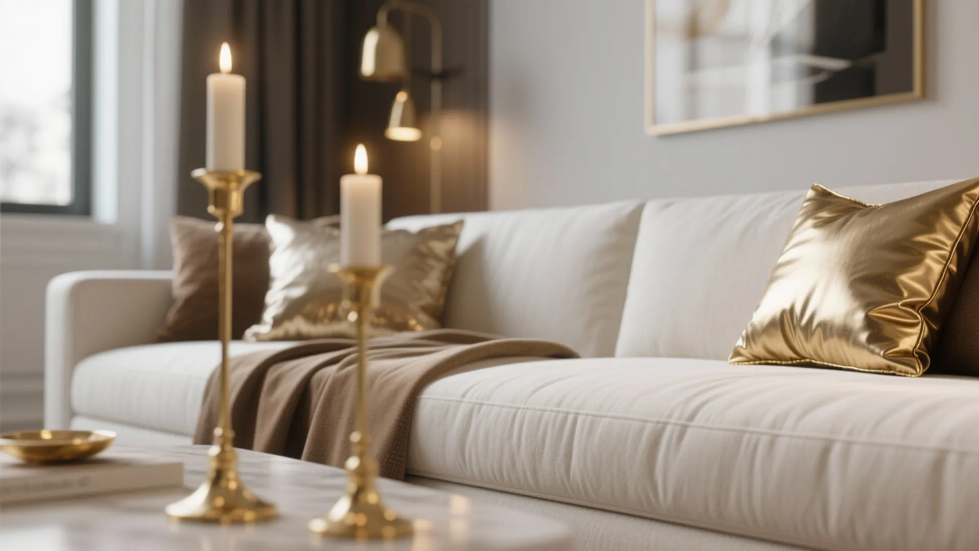 Golden Minimalist Touches