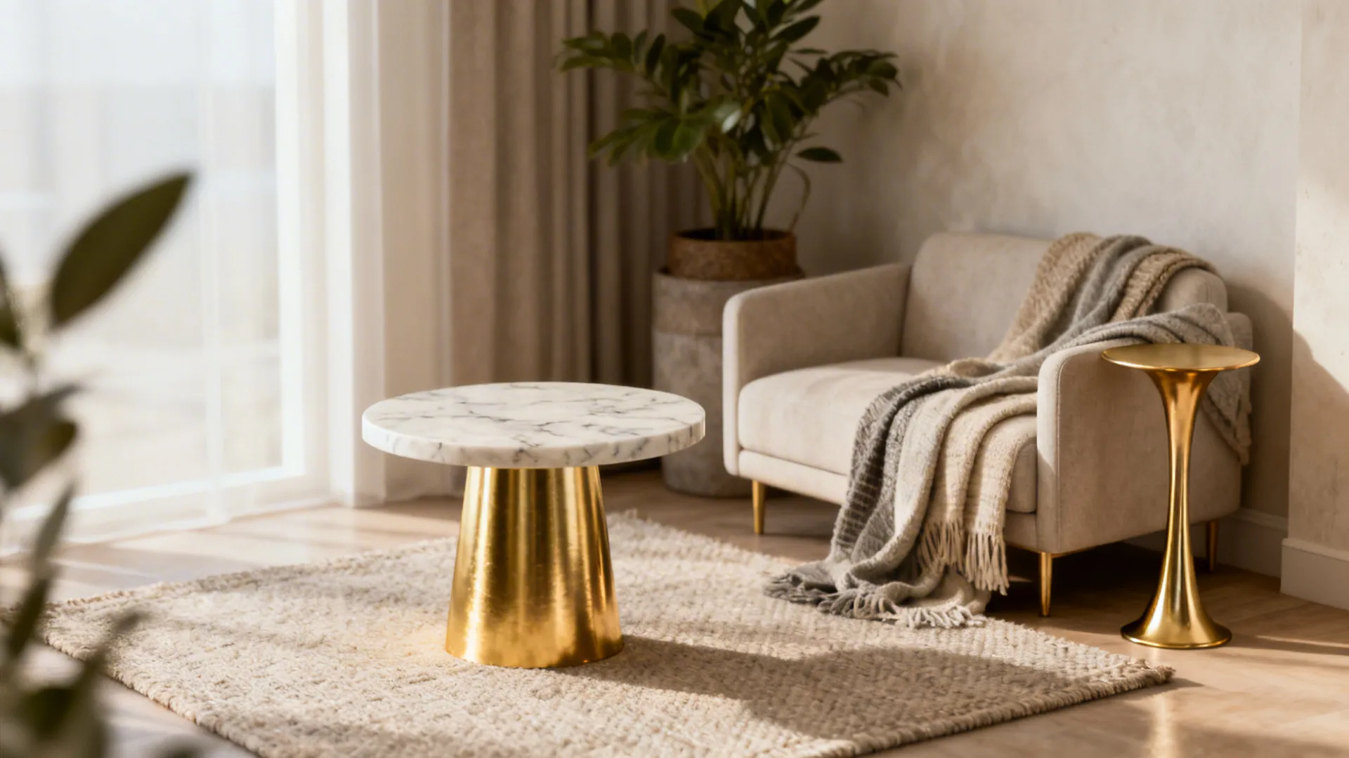 Gold Side Tables: 5 Inspo for Small Living Rooms