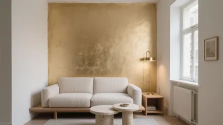 5 Golden Wall Design Ideas for Small Spaces