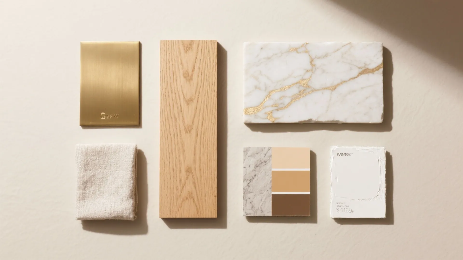 Mix Gold with Wood and Stone for Balance