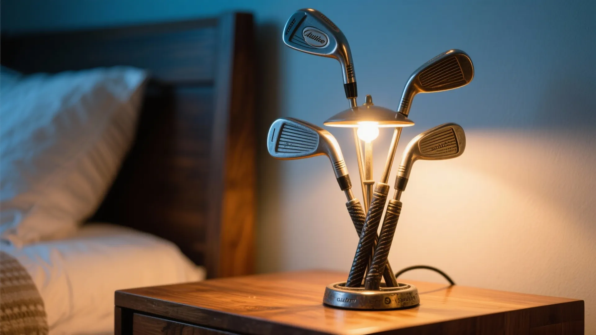 10. Warm Lighting with Club Stands