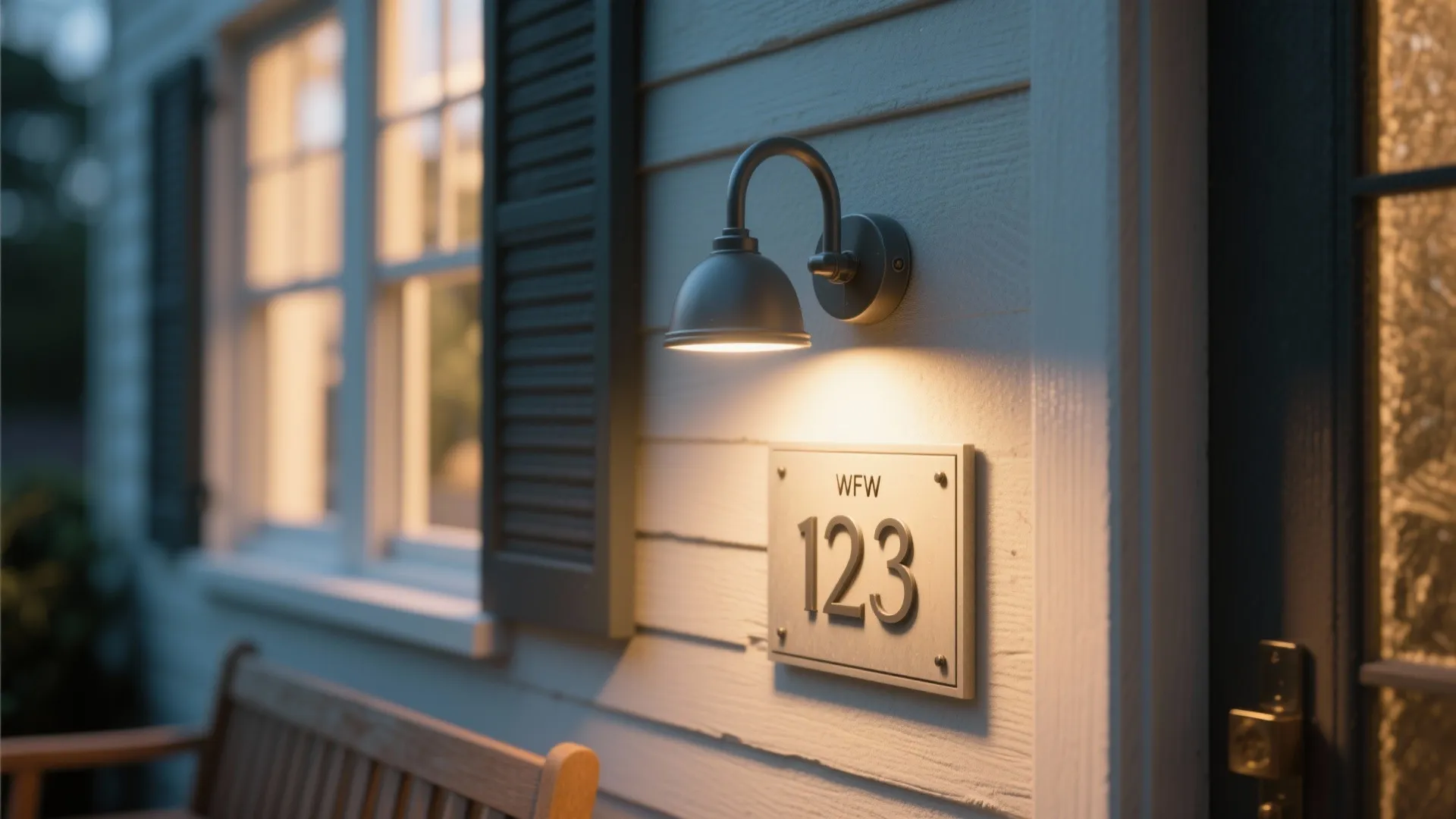 5. Wall-Mounted Gooseneck Light