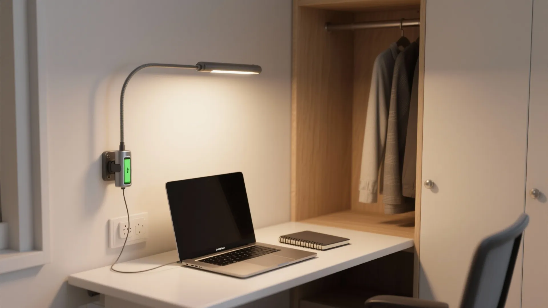 5. Flexible Gooseneck Task Lights for Work Nooks