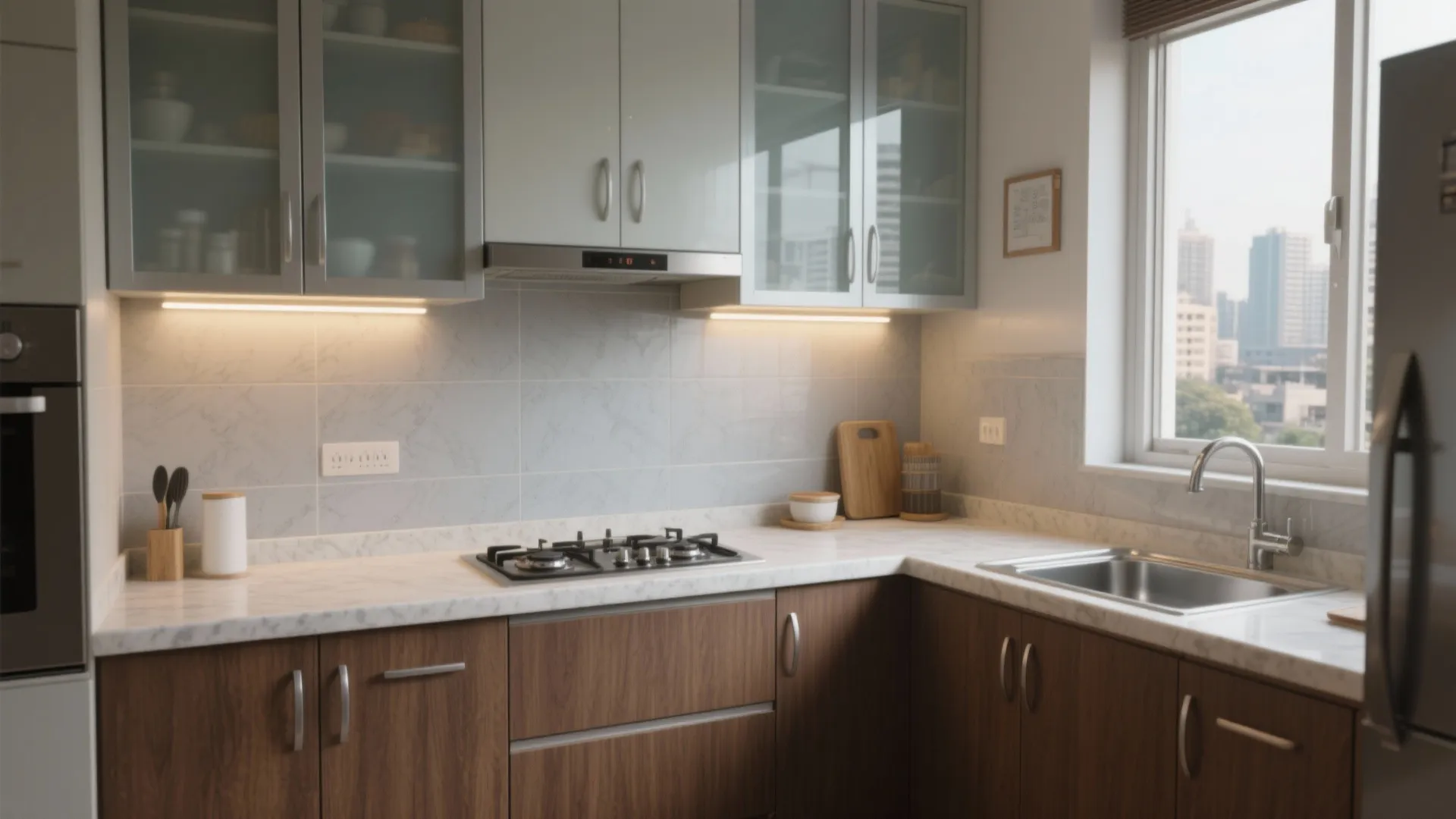 2 BHK Flat in Goregaon: 5 Smart Kitchen Design Ideas: Small-space creativity meets real-life kitchen upgrades for Goregaon apartments