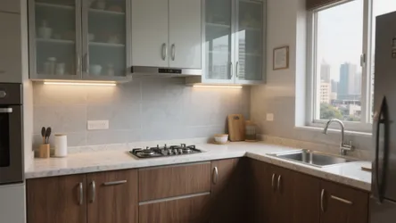 2 BHK Flat in Goregaon: 5 Smart Kitchen Design Ideas