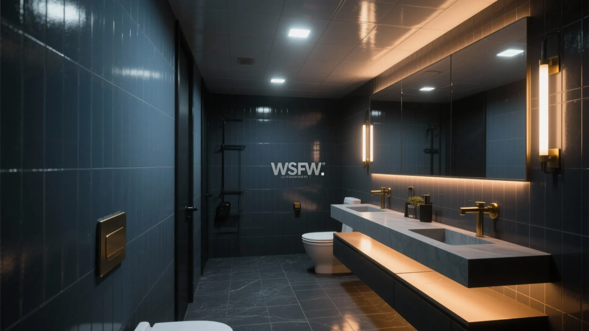 2. Gotham Color Palette and Layered Lighting