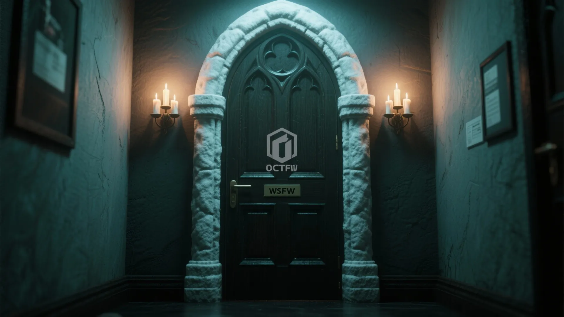 6. Gothic Frame Door