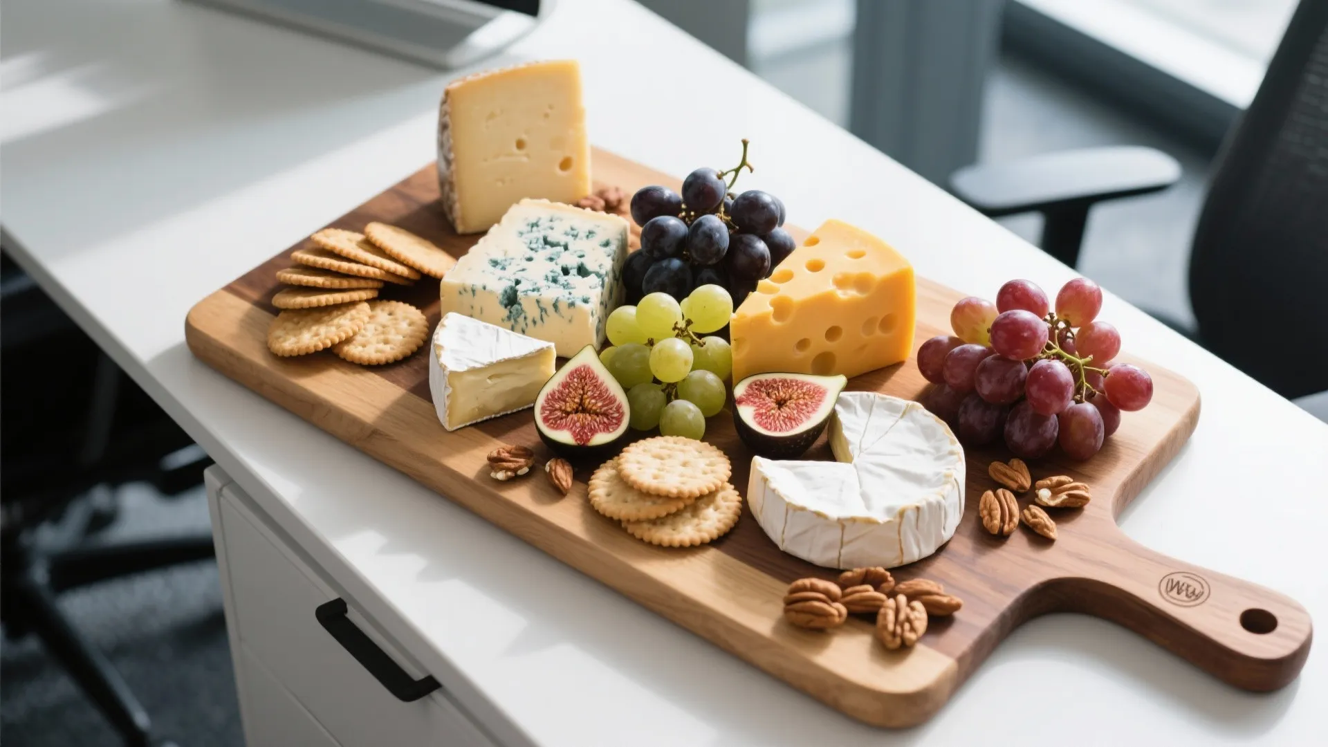 2. Gourmet Cheese & Fruit Board