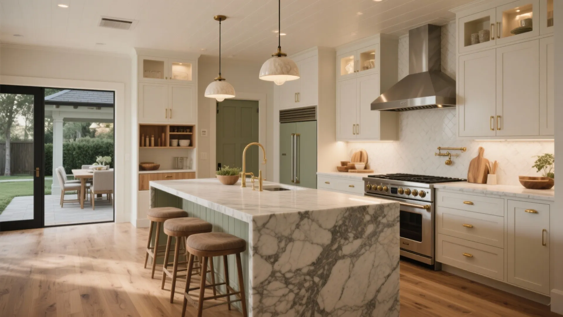 The Gourmet Bungalow Kitchen as Social Hub