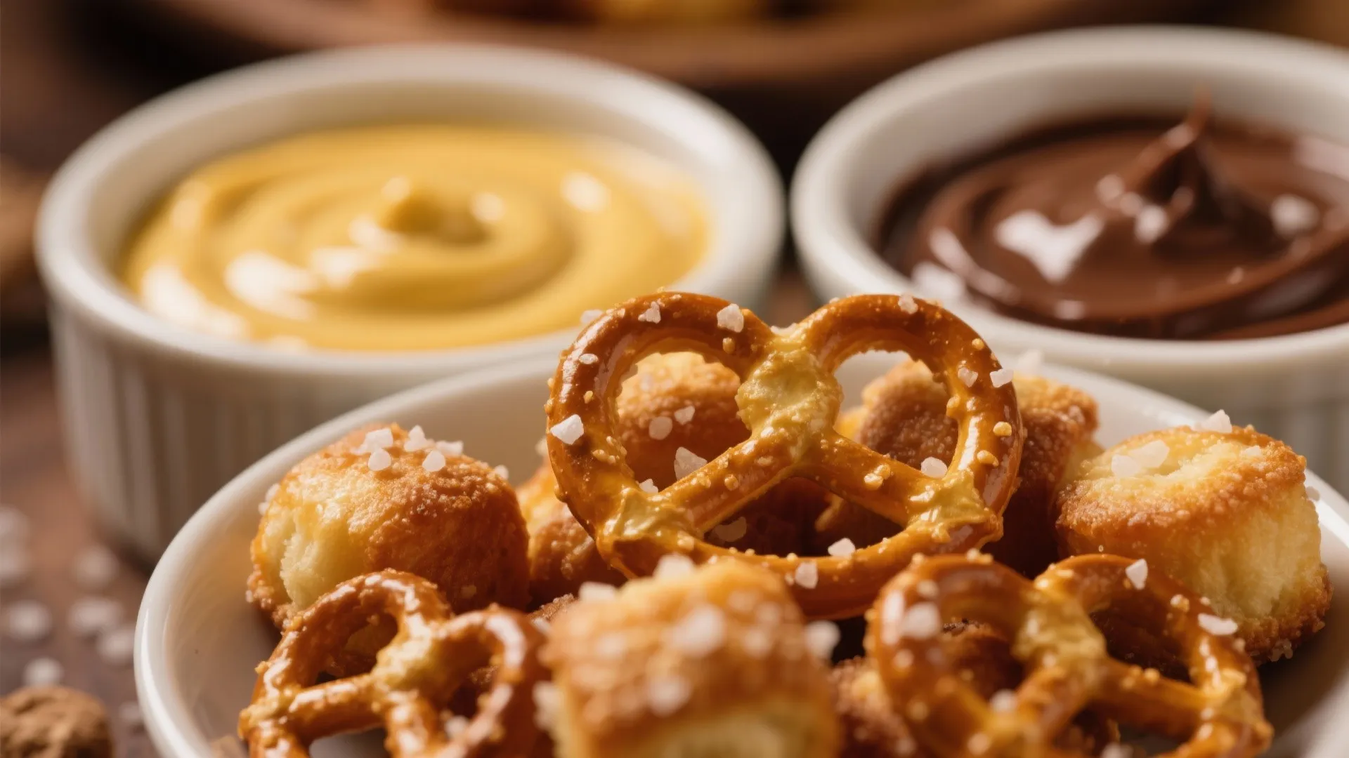 10. Gourmet Pretzel Bites