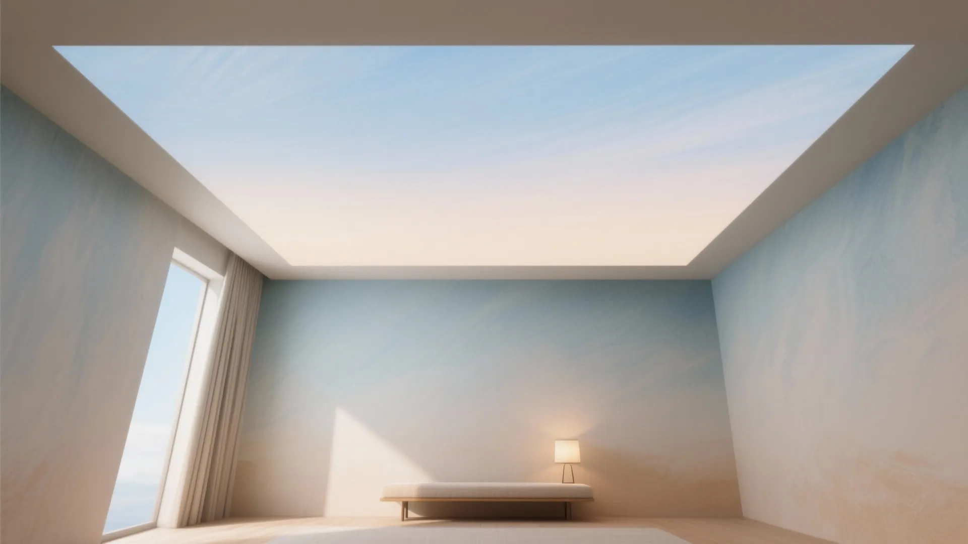 3. Gradient Sky Ceiling