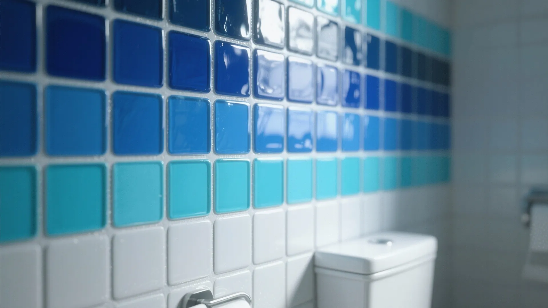 1. Gradient Mosaic Accent Wall