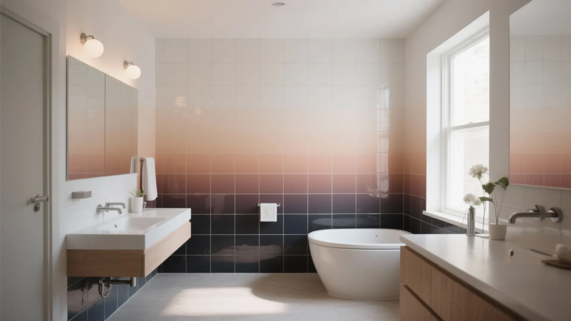 8. Gradient Ombre Walls