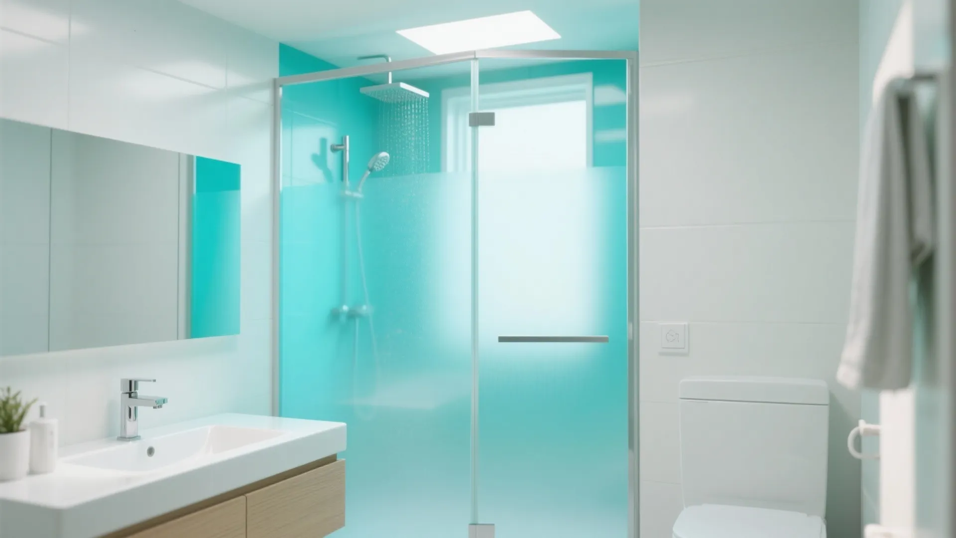 7. Gradient Shower Screen