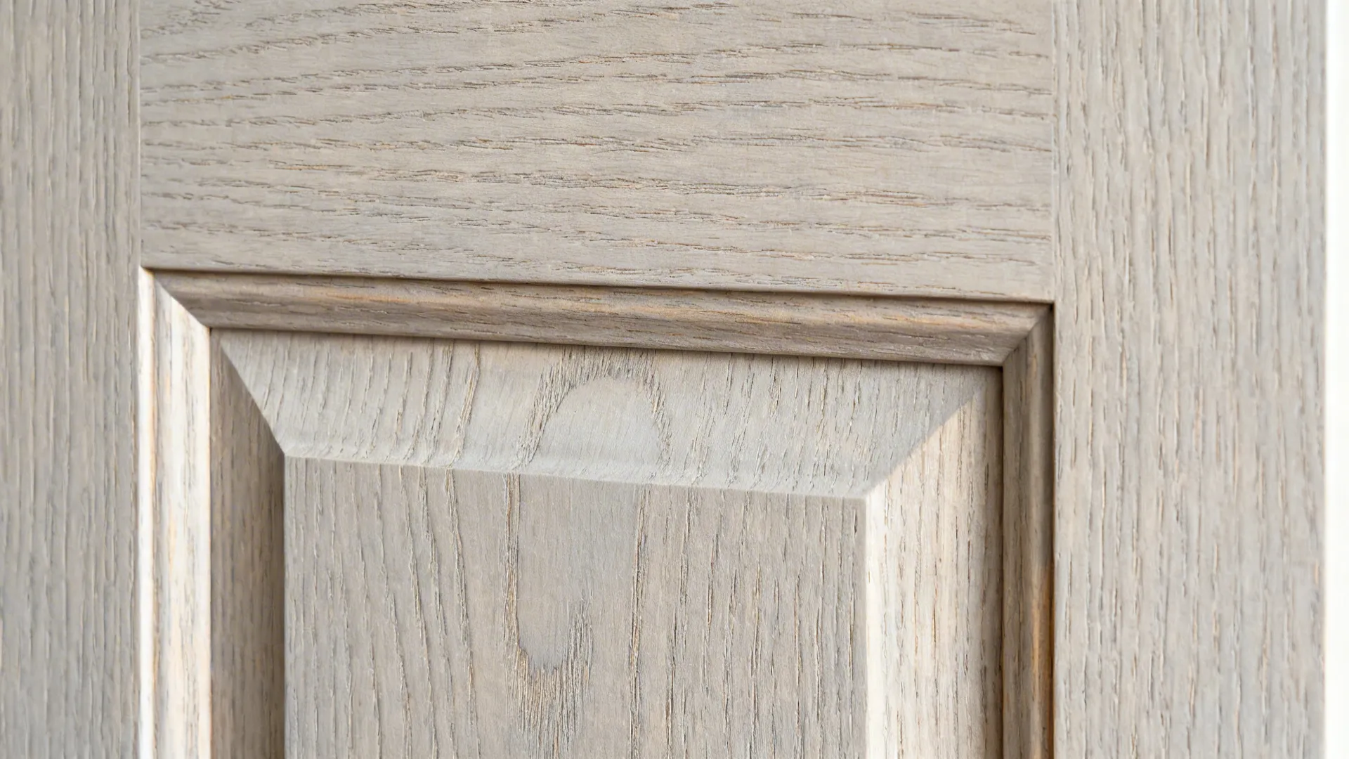 Idea 1: Minimal-matte grain wash on plywood