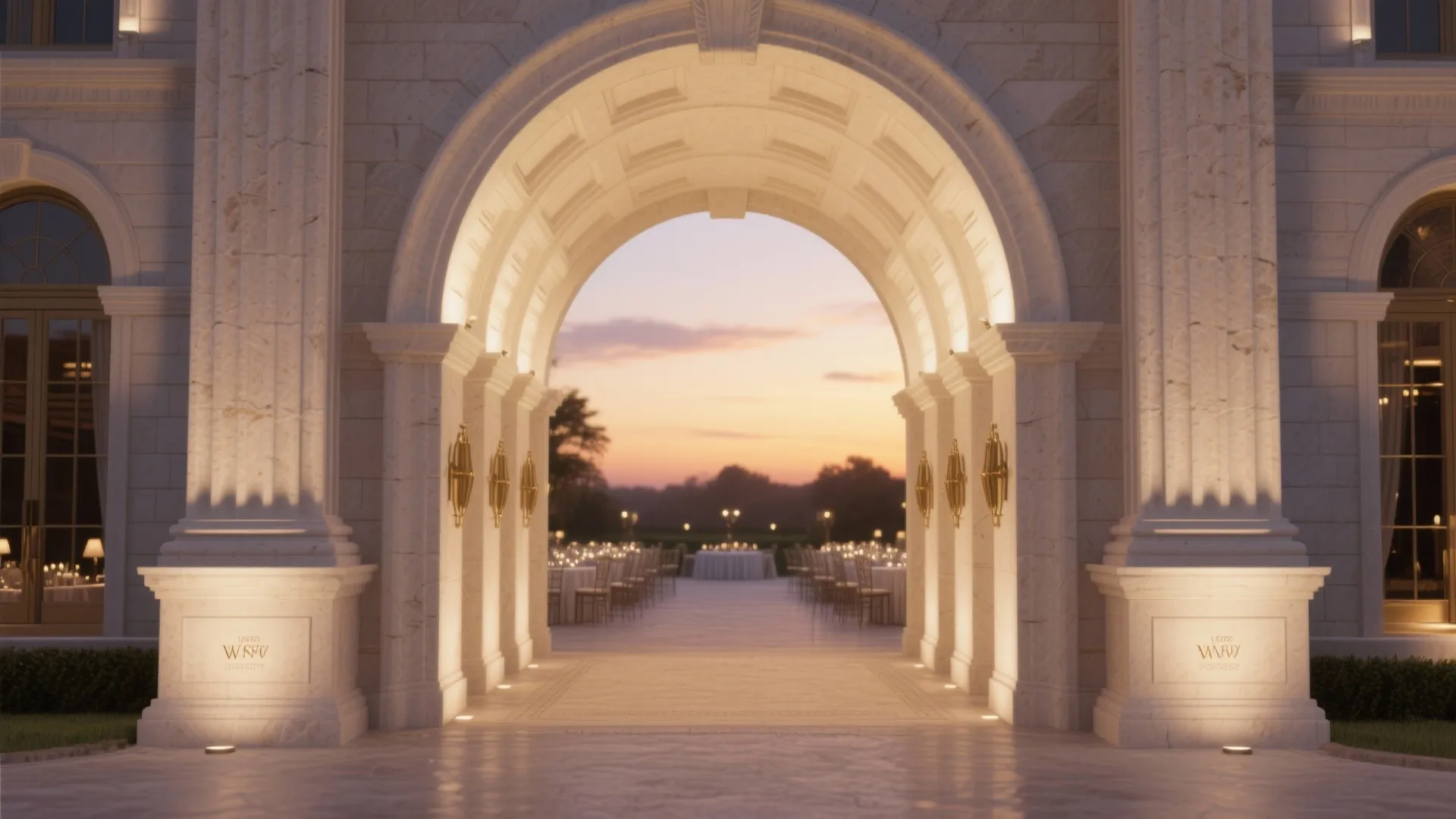 Timeless Grand Archway Entrance